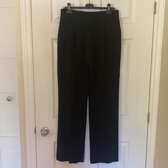 Brian Bailey 100% Wool Lined Dress Pants (Black) - Picture 8 of 16
